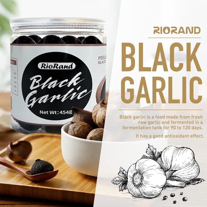 RioRand Black Garlic - 454g Jar - Image 3